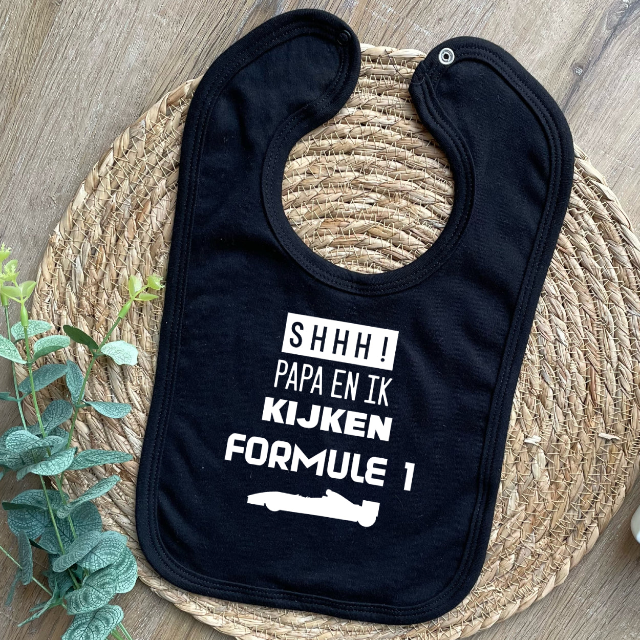 Shhh! Papa en ik kijken formule 1